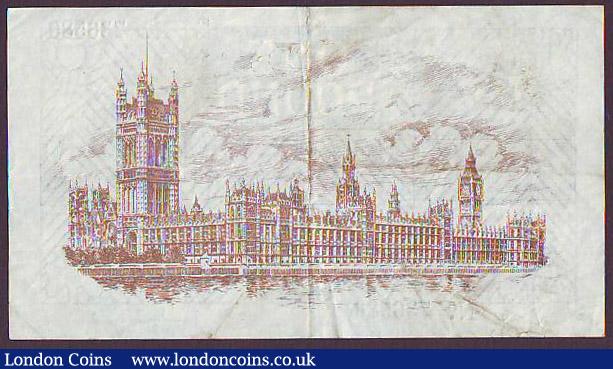 London Coins : A148 : Lot 46 : One pound Warren Fisher T31 issued 1923 series P1/50 736580 VF