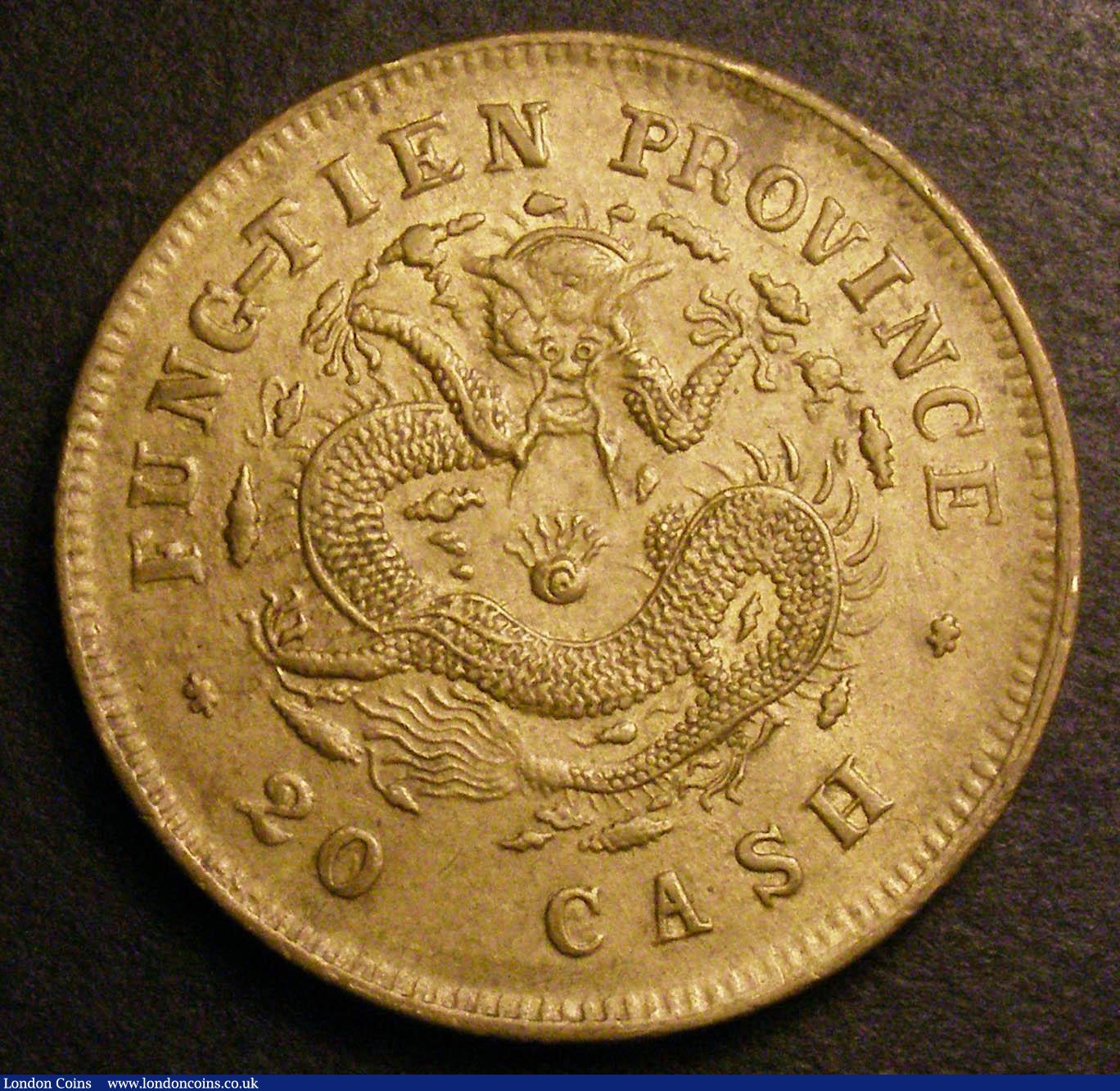 London Coins : A148 : Lot 670 : China Fengtien Province 20 cash 1903 -15 Y90 brass issue VF