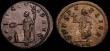 London Coins : A148 : Lot 1465 : Bil.Antoniniani (2) Tacitus, Lugdunum 275, rev. Spes holding flower and lifting skirt (RCV 11815) GV...