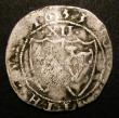 London Coins : A148 : Lot 1572 : Shilling 1653 Commonwealth ESC 987 Poor