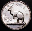 London Coins : A148 : Lot 618 : Australia Medallic Crown 1936 (the 1954 Geoffrey Hearn series) in silver X#M1a About UNC with some e...