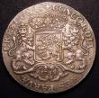 London Coins : A148 : Lot 814 : Netherlands - Holland Ducaton (Silver Rider) 1758 KM#90.2 with star countermark on the obverse, a va...