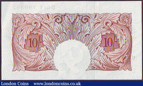 London Coins : A149 : Lot 128 : Ten shillings O'Brien B271 issued 1955 series D01Y 790331 Pick368c, GEF to about UNC