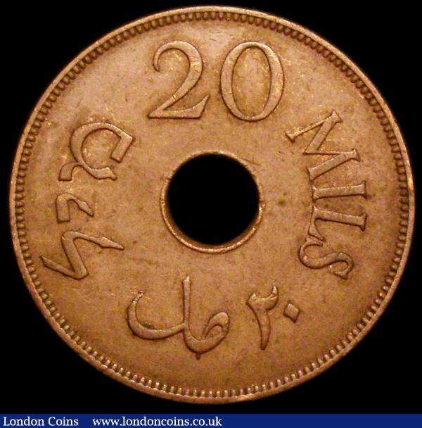Palestine 20 Mils 1944 Bronze KM#5a GVF rare : World Coins : Auction 150 : Lot 1154