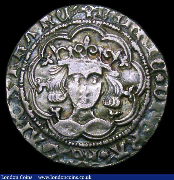 Groat Henry VI Rosette-Mascle issue Calais Mint S.1859 mintmark Cross Patonce About VF : Hammered Coins : Auction 150 : Lot 1730