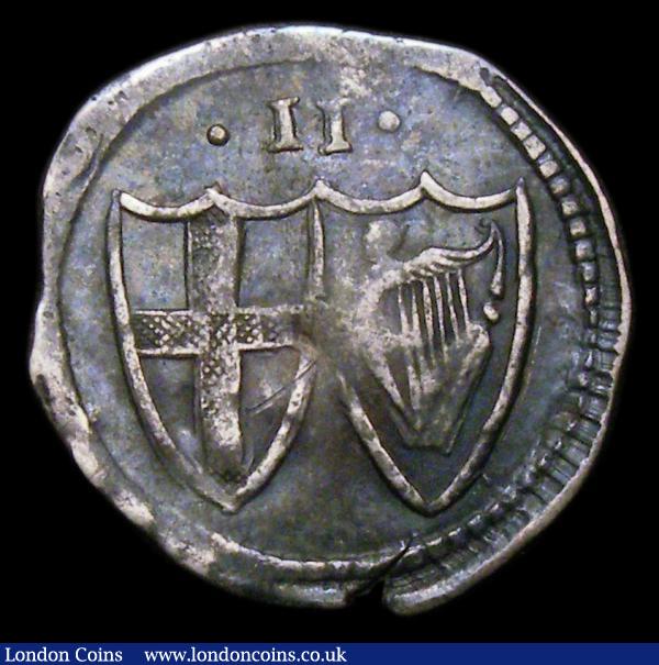 Halfgroat Commonwealth S.3221 Good Fine or better lightly creased, attractively toned with a small edge chip : Hammered Coins : Auction 150 : Lot 1752
