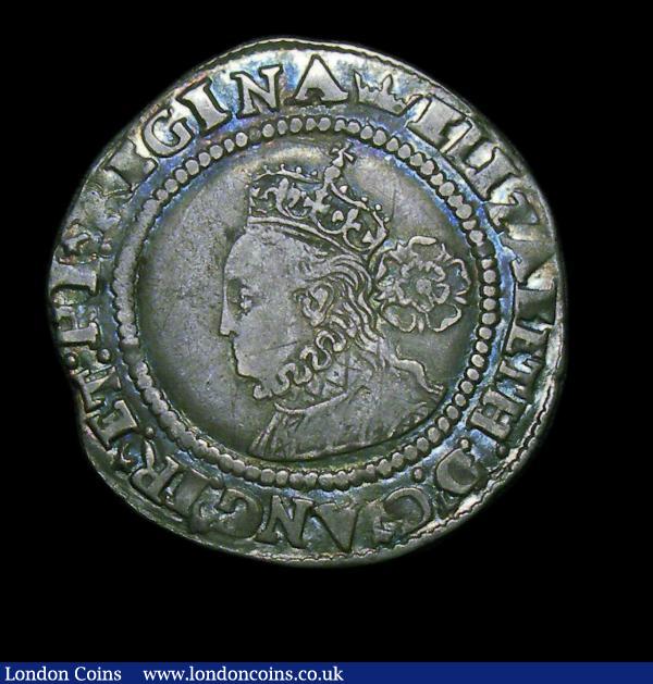 Sixpence Elizabeth I 1567 S.2567 mintmark Coronet Good Fine toned, with shortage of flan at 9 o'clock : Hammered Coins : Auction 150 : Lot 1832