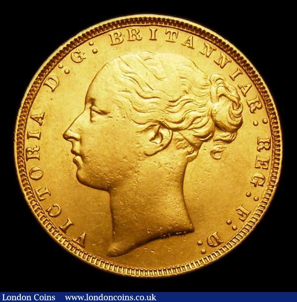 Sovereign 1873 Marsh 86  GVF and graded 45 by CGS : English Coins : Auction 150 : Lot 3003
