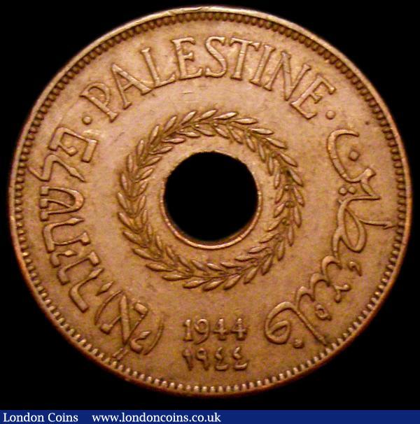 Palestine 20 Mils 1944 Bronze KM#5a GVF rare : World Coins : Auction 150 : Lot 1154