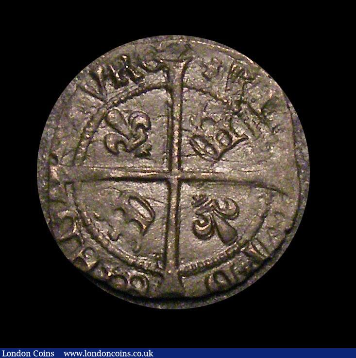 London Coins : A150 : Lot 1201 : Scotland, James IV 1488-1513. billon penny 0.64gms, class IV. O, crowned facing bust. R, long cross ...