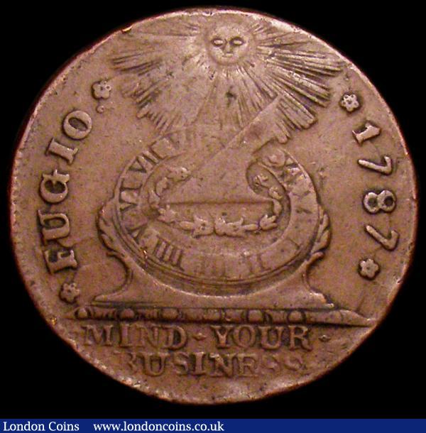 USA Cent 1787 Fugio Breen 1310 About Fine for issue : World Coins : Auction 150 : Lot 1295