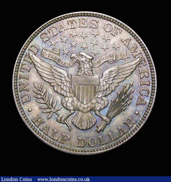 USA Half Dollar 1892 Proof Breen 5043 UNC with a most attractive colourful tone, Extremely Rare with a mintage of just 1245 pieces. This and the other two Proof coins from a provincial sale also containing items from the estate of McCormick believed to be descendants of the McCormick family of International Harvester of Chicago, major exhibitors at the Columbian Exposition of 1892, so would explain how he obtained these Proof pieces : World Coins : Auction 150 : Lot 1332