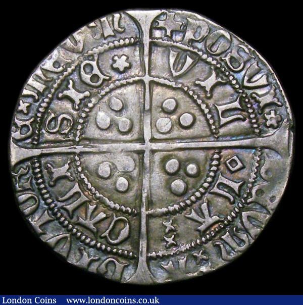 Groat Henry VI Rosette-Mascle issue Calais Mint S.1859 mintmark Cross Patonce About VF : Hammered Coins : Auction 150 : Lot 1730