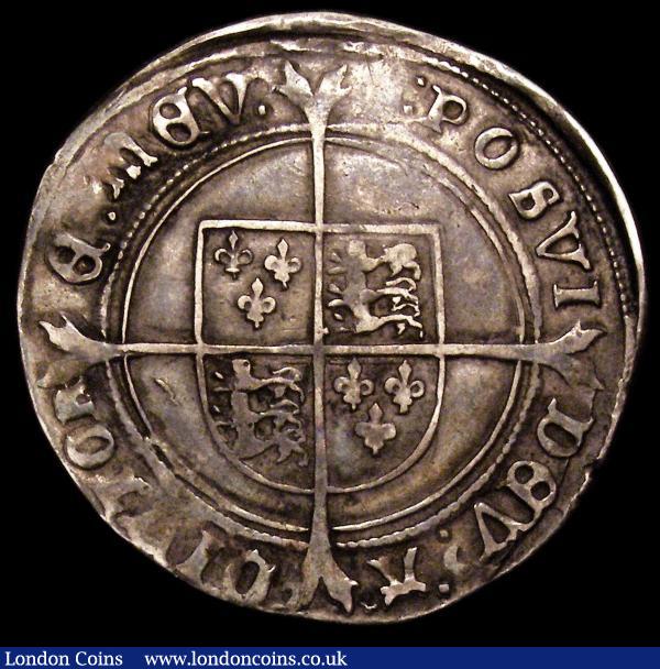 Shilling Edward VI Fine silver issue S.2482 mintmark Tun GF with some flan stress on the obverse : Hammered Coins : Auction 150 : Lot 1808