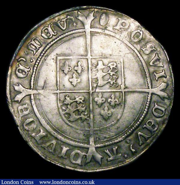 Shilling Edward VI Fine Silver Issue S.2482 mintmark Tun Good Fine on a slightly wavy flan : Hammered Coins : Auction 150 : Lot 1809