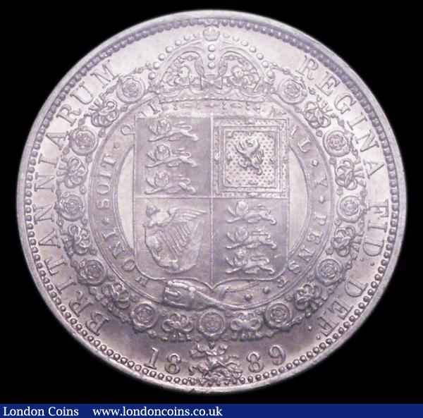 Halfcrown 1889 Davies 646 dies 3B GEF slabbed and graded CGS 70, the only example thus far recorded by the CGS Population Report : English Coins : Auction 150 : Lot 2393