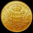 London Coins : A150 : Lot 1112 : Monaco 100 Francs 1901A KM#105 VF/GVF