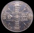London Coins : A150 : Lot 2039 : Double Florin 1889 Obverse 2 Reverse B, CGS Variety 03, a rare die pairing occurring briefly at the ...