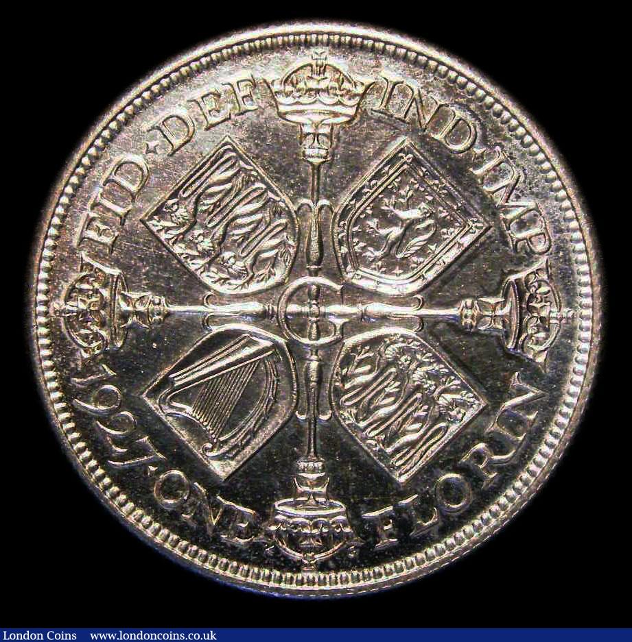 London Coins : A151 : Lot 1571 : Florin 1927 Proof ESC 947, CGS type FL.G5.1927.01, nFDC toned, slabbed and graded CGS 88 