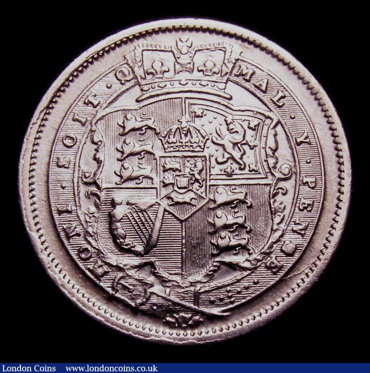 London Coins : A151 : Lot 1587 : Shilling 1816 S over sideways S in PENSE, CGS type SH.G3.1816.06, the only example thus far recorded...