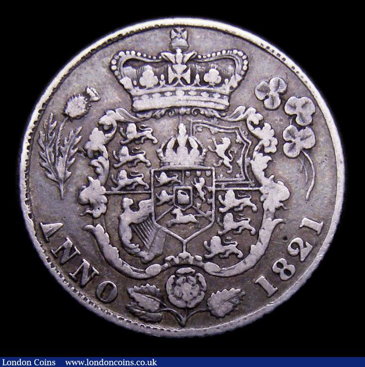 London Coins : A151 : Lot 1683 : Sixpence 1821 BBITANNIAR ESC 1656 CGS type SP.G4.1821.03 Fine with grey tone, slabbed and graded CGS...