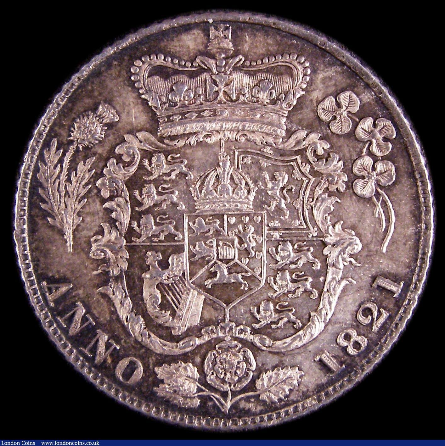 London Coins : A151 : Lot 1684 : Sixpence 1821 ESC 1654 CGS type SP.G4.1821.01, UNC and attractively toned, slabbed and graded CGS 80