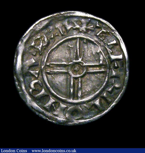 Penny Cnut Short Cross S.1159, North 790, Bath Mint, moneyer Aelfric VF : Hammered Coins : Auction 151 : Lot 2092