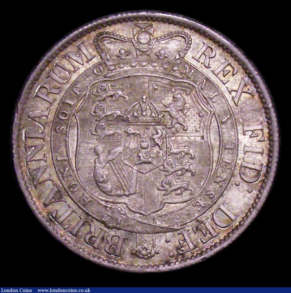 London Coins : A151 : Lot 2609 : Halfcrown 1819 ESC 623 UNC and choice with grey and gold tone over original mint brilliance, comes w...