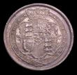 London Coins : A151 : Lot 2890 : Shilling 1820 ESC 1236 UNC/AU and attractively toned, the reverse with very light cabinet friction