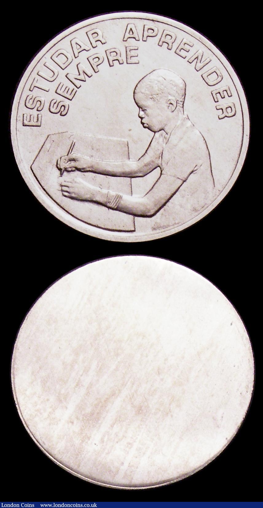 London Coins : A151 : Lot 854 : Cape Verde 1 Escudo 1977 FAO issue, design as KM#17, Obverse and Reverse uniface trial pair, each 5....