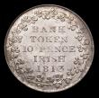 London Coins : A151 : Lot 1079 : Ireland Ten Pence Bank Token 1813 S.6618 UNC and lustrous with some very light contact marks on the ...