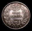 London Coins : A151 : Lot 1690 : Sixpence 1831 ESC 1670 CGS type SP.W4.1831.01, UNC and lustrous with hints of toning, slabbed and gr...