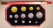 London Coins : A151 : Lot 637 : Proof Set 1902 Long Matt Set Gold £5, £2, Sovereign and Half Sovereign, then Crown to Ma...