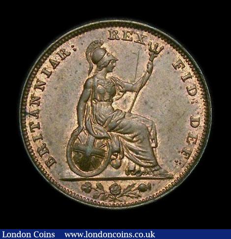 London Coins : A152 : Lot 2168 : Farthing 1826 Second Issue Peck 1439 UNC with traces of lustre, slabbed and graded CGS 80, Ex-NGC MS...