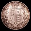 London Coins : A152 : Lot 2898 : Halfcrown 1881 ESC 707 About UNC/UNC and with original mint lustre, a few light contact marks, and l...