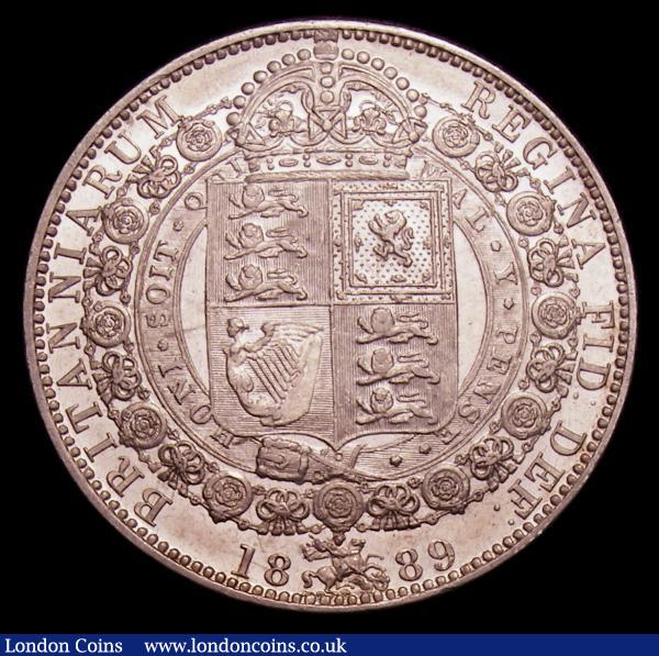 Halfcrown 1889 ESC 722 Davies 644A dies 2C the rarest of the die pairings known for this date, only a handful known, GVF or slightly better : English Coins : Auction 152 : Lot 2905