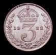 London Coins : A152 : Lot 3708 : Threepence 1922 ESC 2137 Lustrous UNC