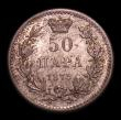 London Coins : A152 : Lot 1299 : Serbia 50 Para 1875 KM#4 Lustrous UNC the reverse with some toning
