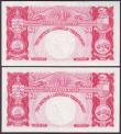 London Coins : A152 : Lot 203 : British Caribbean Territories $1 (2) dated 2nd January 1964, a consecutively numbered pair, series R...