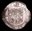 London Coins : A152 : Lot 2035 : Shilling Charles I Group E, Aberystwyth Bust, Smaller Bust, Large XII, single arched crown, mintmark...