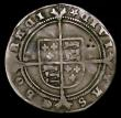 London Coins : A152 : Lot 2052 : Sixpence Edward VI Fine Silver Issue S.2484 Reverse reads EBORACI mintmark Mullet Fine or slightly b...