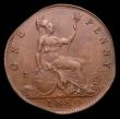 London Coins : A152 : Lot 663 : Mint Error - Mis-Strike Penny 1880 Freeman 101 dies 9+L on a misshapen flan with the edge having con...