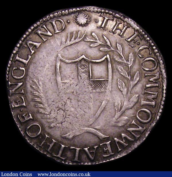 Shilling 1656 Commonwealth ESC 995 overall VF and pleasing but with a few weak areas, struck on a full, round flan, the legend and most areas of the coin sharp, and showing little actual wear, with excellent eye appeal : Hammered Coins : Auction 153 : Lot 1981