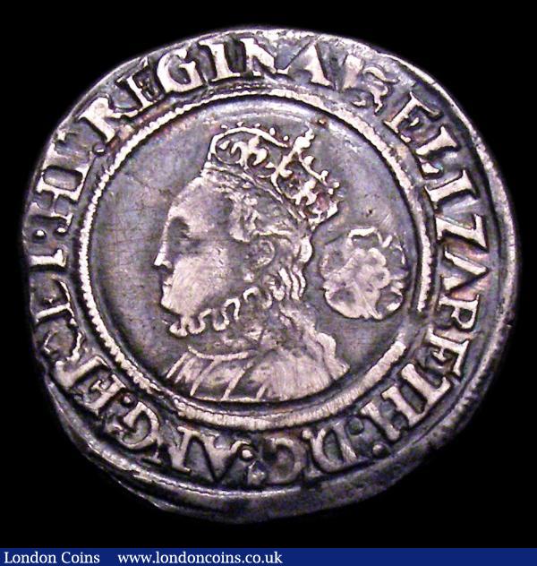 Sixpence Elizabeth I 1567 S.2562 mintmark Lion, we note all other examples we have handled of this date have been mintmark Coronet, NVF with old scratches on the obverse, Ex-Lingford Collection, Baldwins 1951, Ex-R.Shuttlewood March 2001, Lot 339, comes with old ticket : Hammered Coins : Auction 153 : Lot 2014