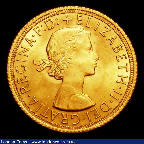 Sovereign 1963 Marsh 301 UNC and lustrous with light contact marks : English Coins : Auction 153 : Lot 3516