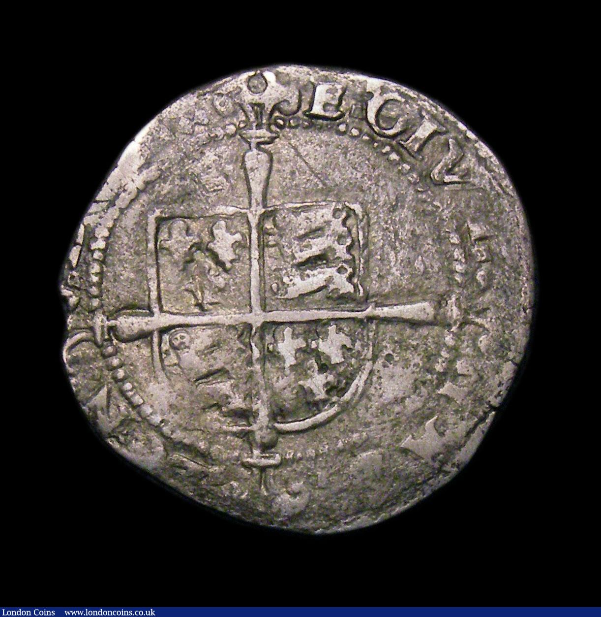 London Coins : A153 : Lot 1914 : Groat Edward VI First Period base issue, Southwark mint, S.2456 mintmark -/E, 2.01 grammes, Fine for...