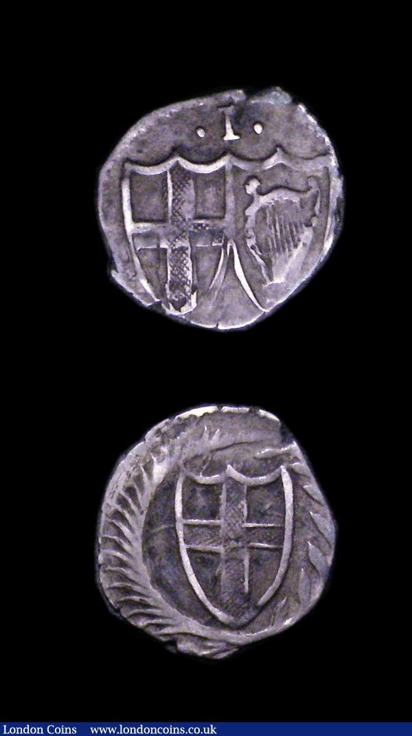 Halfgroat Commonwealth ESC 2160 Fine, Penny Commonwealth ESC 2263 Good Fine both on slightly uneven flans as often : Hammered Coins : Auction 153 : Lot 2114