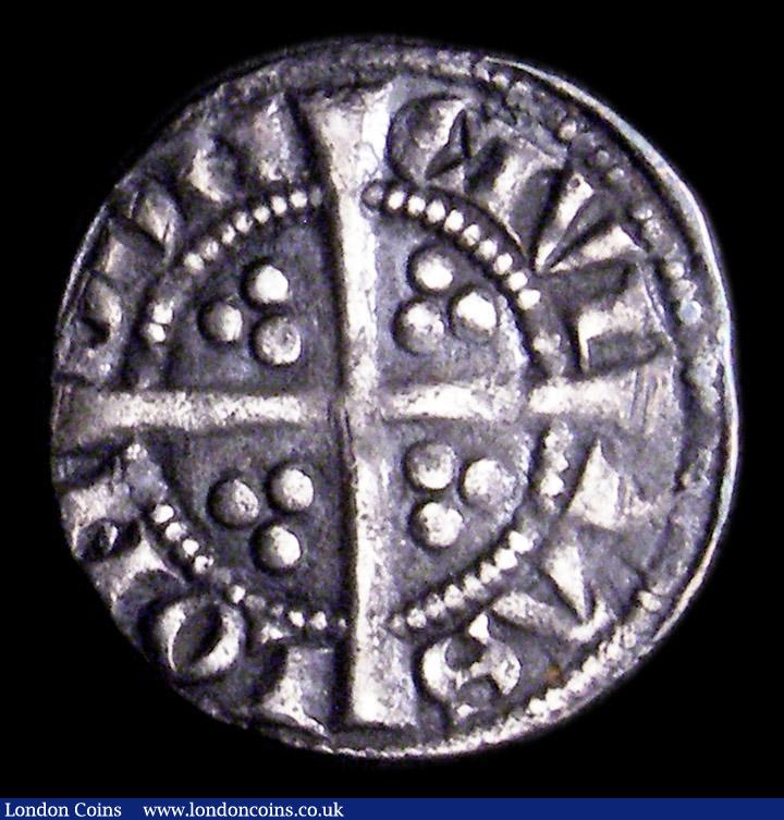 London Coins : A153 : Lot 2118 : Halfpenny Edward I London Mint, Class 3c S.1432 Near VF