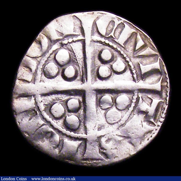 London Coins : A153 : Lot 2129 : Penny Edward II London Mint, Class 11a S.1457 NVF