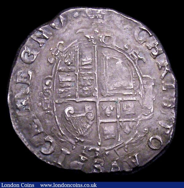 Sixpence Charles I Group D Fourth Bust, type 3a, No inner circles, S.2813 mintmark Crown VF with grey tone and some flan stress, both Ex-Middleham hoard : Hammered Coins : Auction 153 : Lot 2145